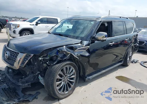 2020 Nissan Armada Platinum 2Wd from USA, damaged, VIN JN8AY2NF9L9360524